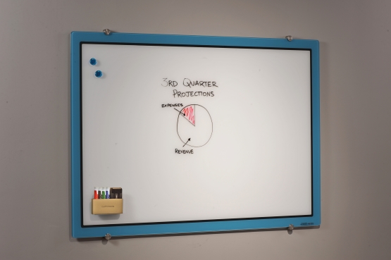 Magnetic Dry Erase Board with Bin