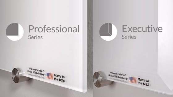 Professional and Executive Glass Whiteboard Compared