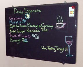 Glass Black Board