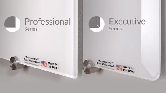 Professional and Executive Glass Whiteboard Compared